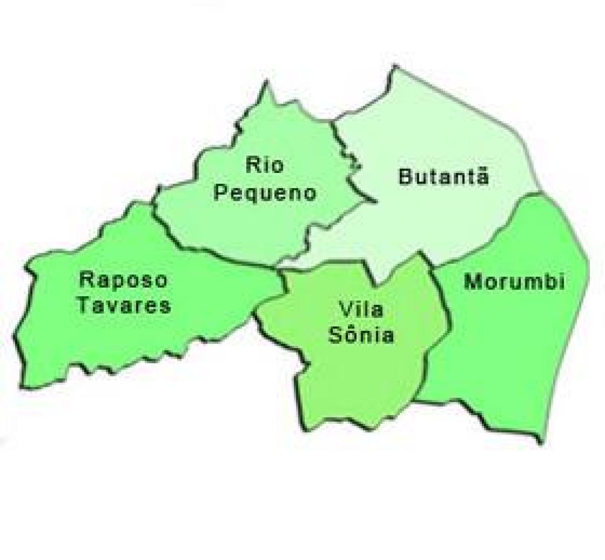 Mapa de Butantã sub-concello