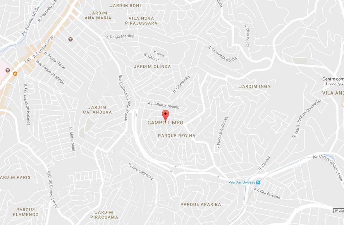 Mapa de Campo Limpo São Paulo