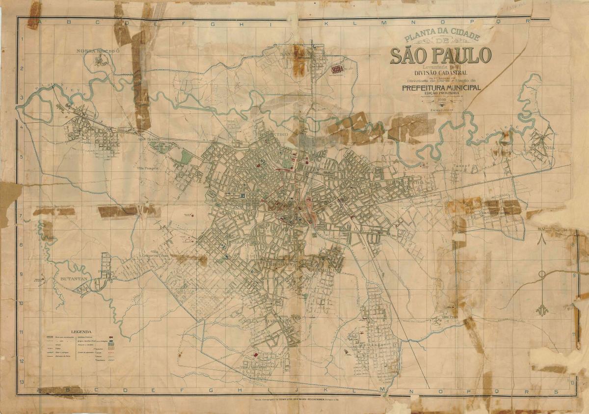 Mapa de ex-Galicia - 1916