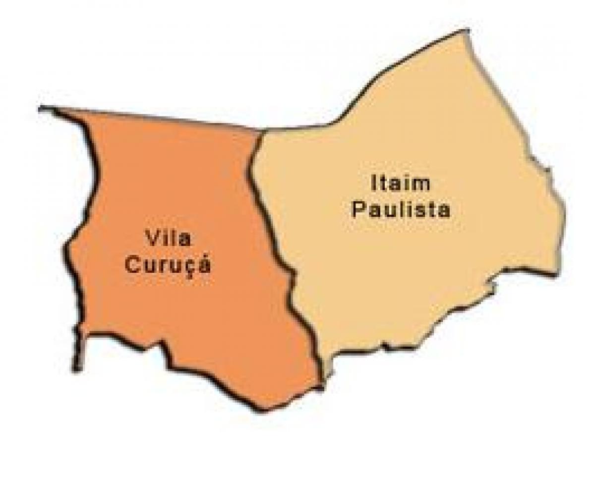 Mapa de Itaim Paulista - Vila Curuçá sub-concello