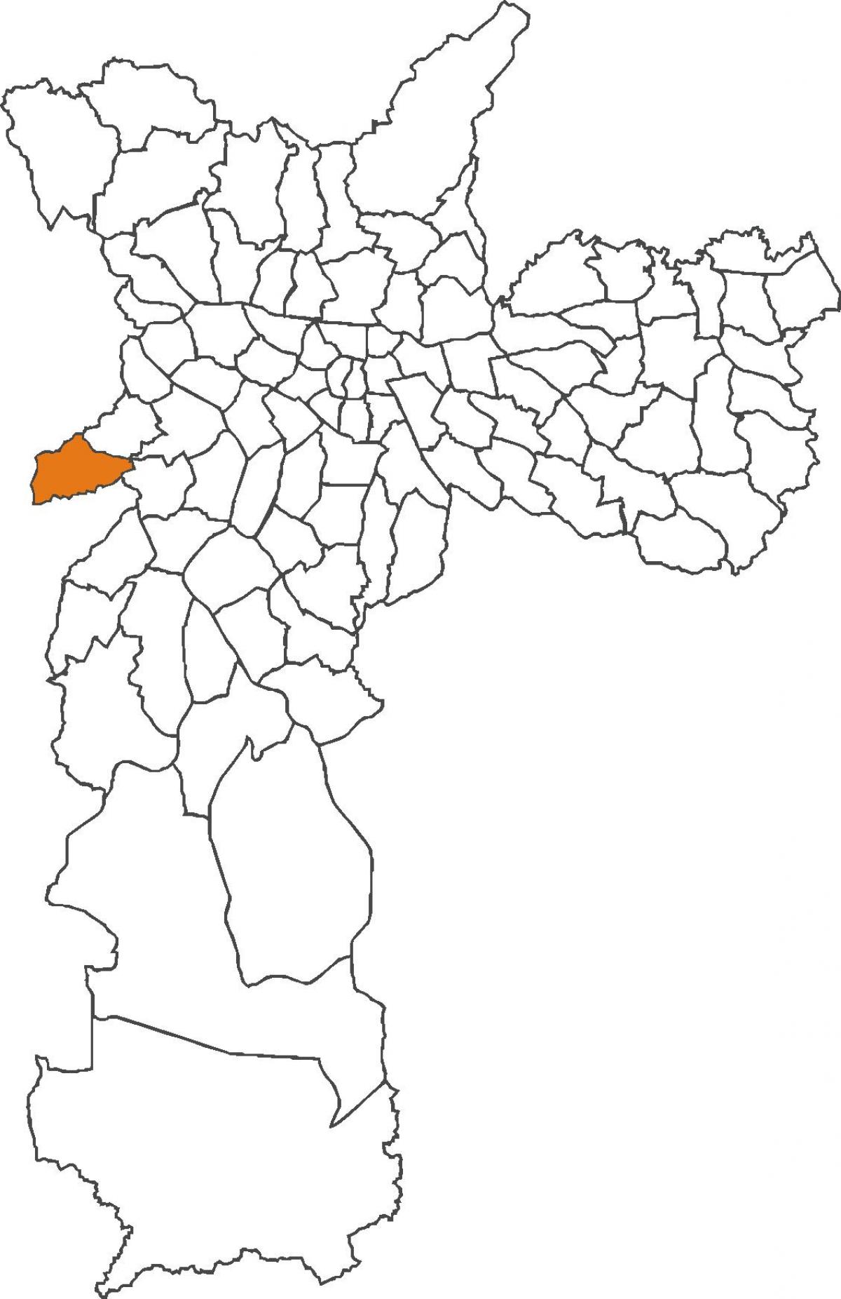 Mapa de Raposo Tavares provincia