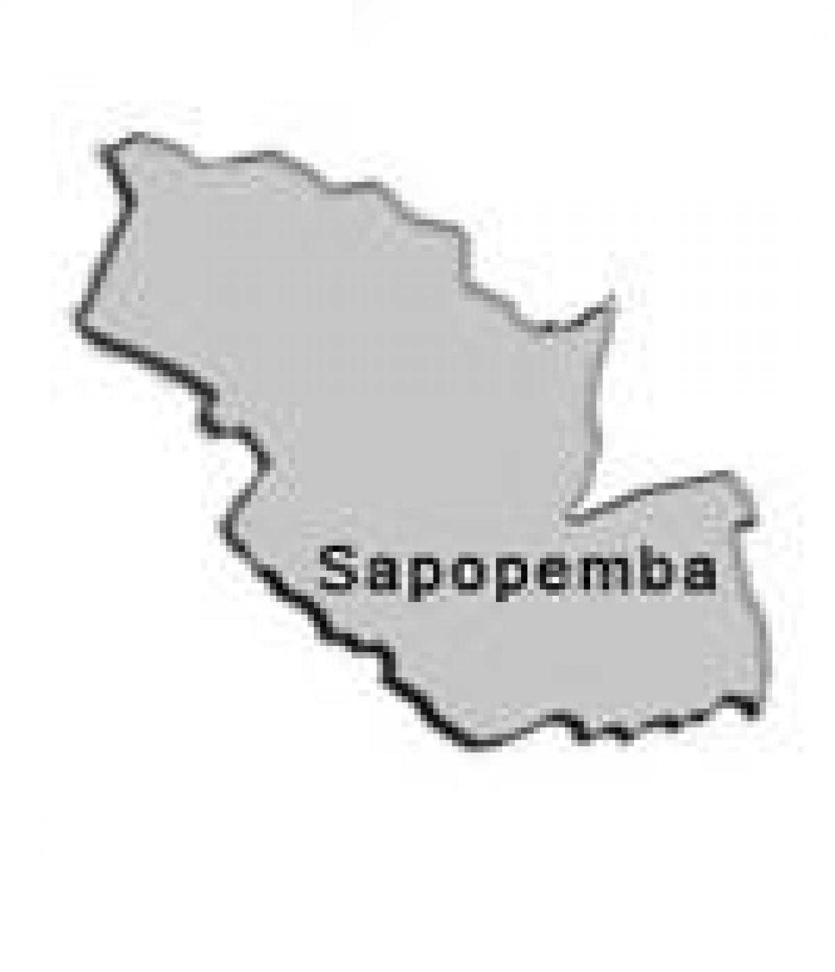 Mapa de Sapopembra sub-concello