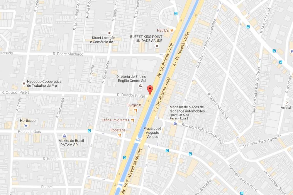 Mapa de uso para obter máis información São Paulo