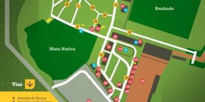 Mapa de Rodeio São Paulo parque