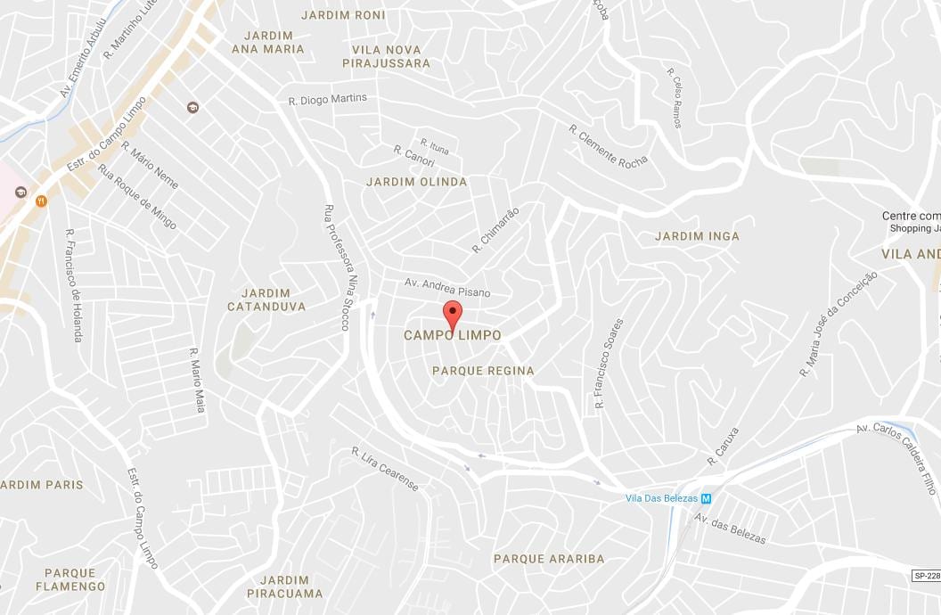 Mapa de Campo Limpo São Paulo