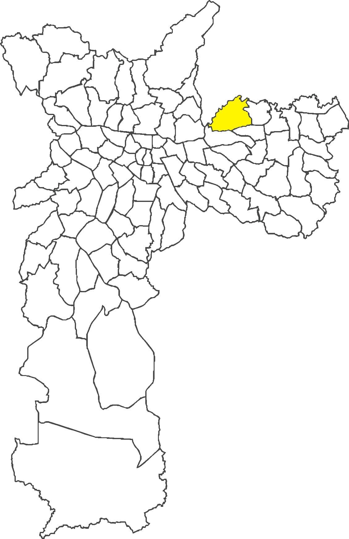 Mapa de Cangaíba provincia