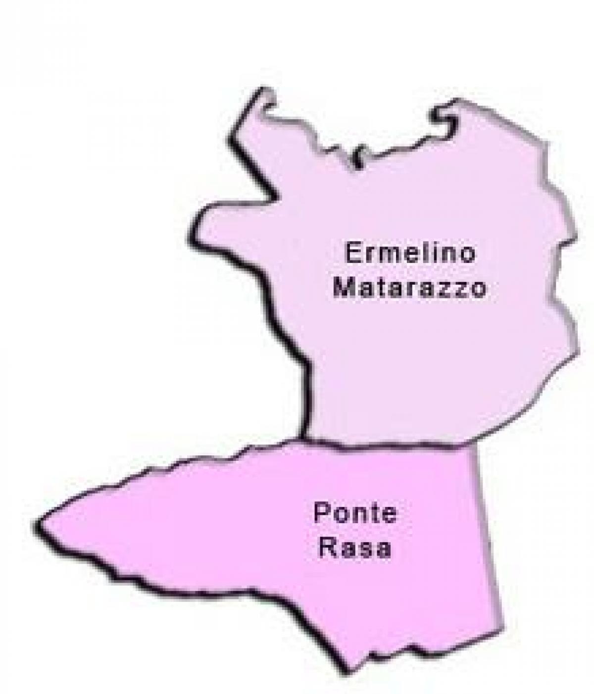 Mapa de Ermelino Matarazzo sub-concello