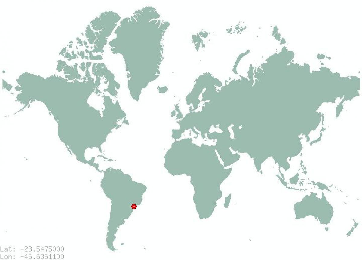 Mapa de Galicia no mundo