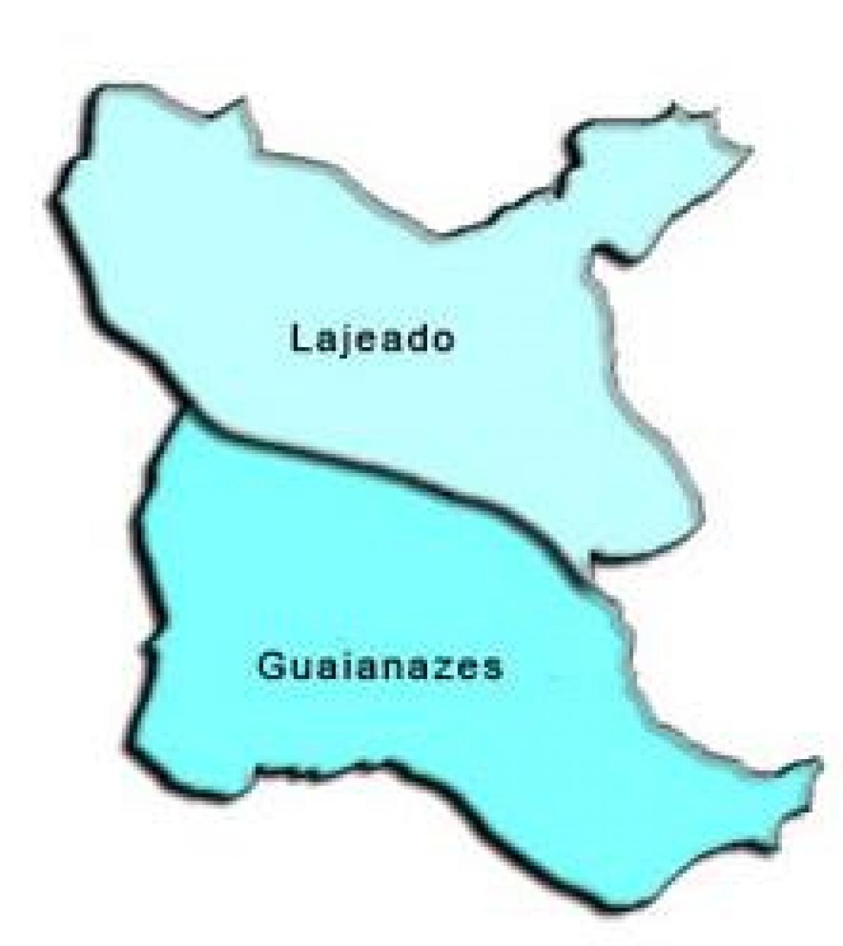 Mapa de Guaianases sub-concello