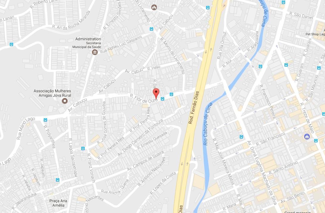 Mapa de Jaçanã São Paulo
