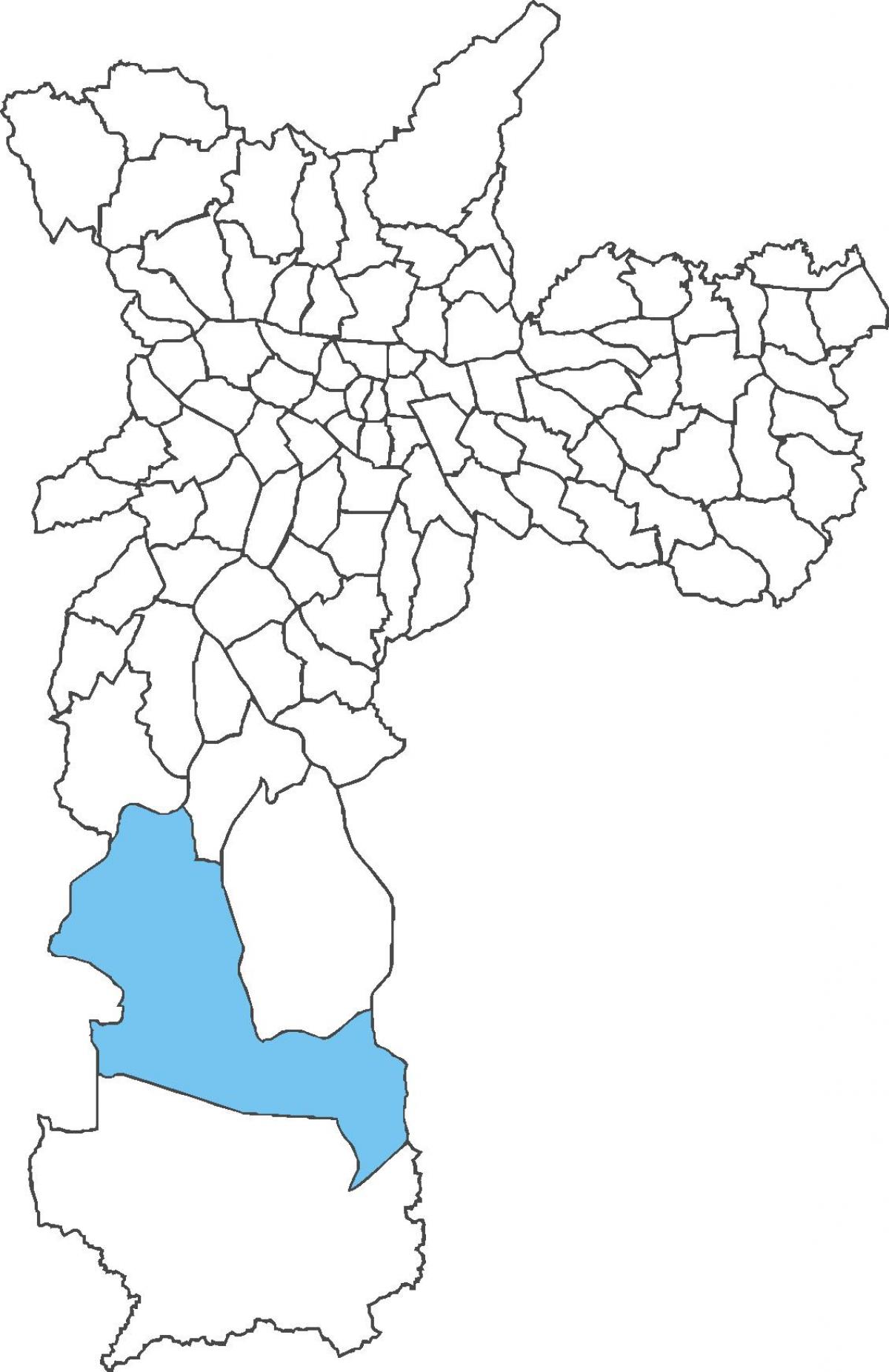 Mapa de Parelheiros provincia