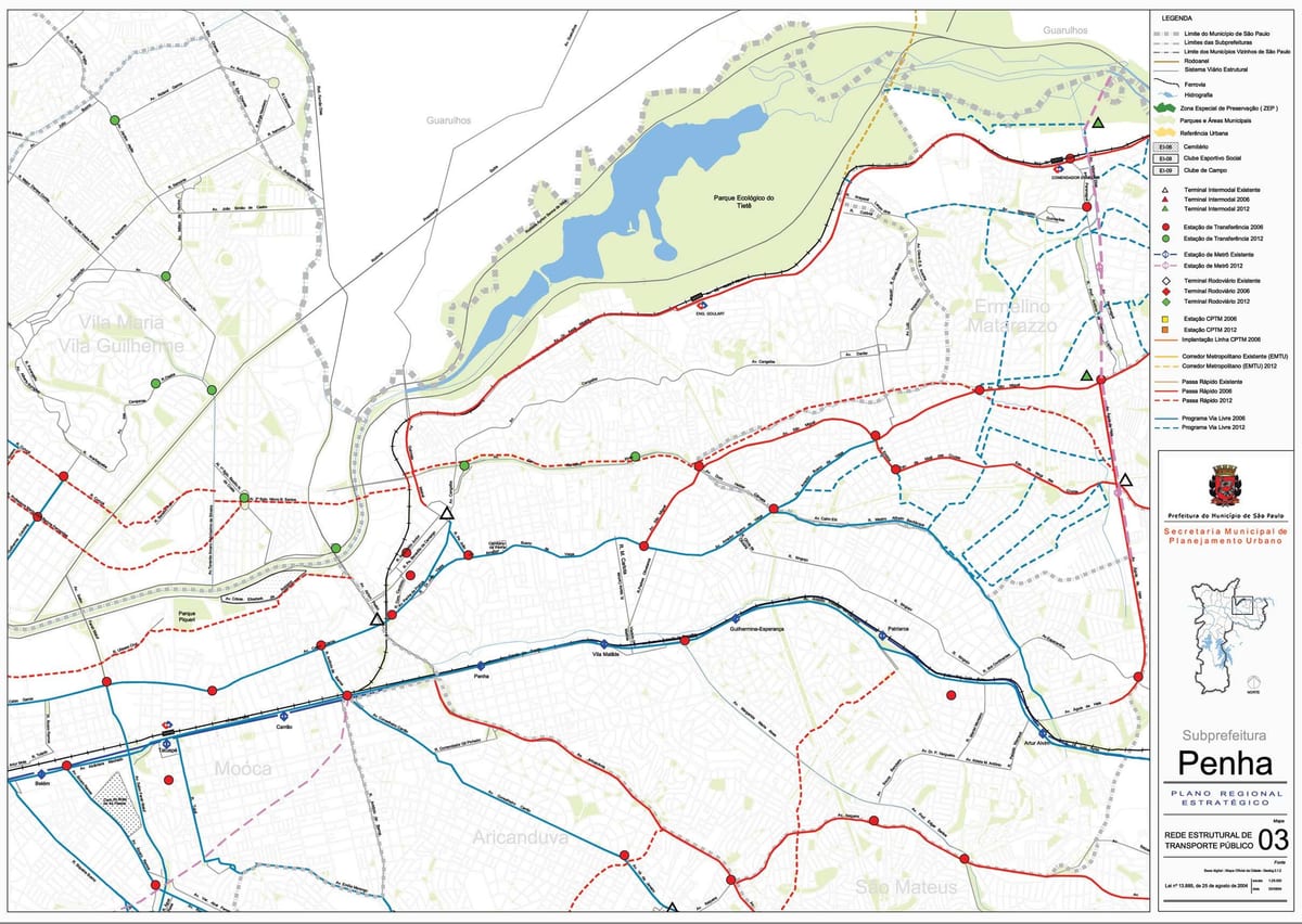 Mapa de Penha Galicia - Público de transportes