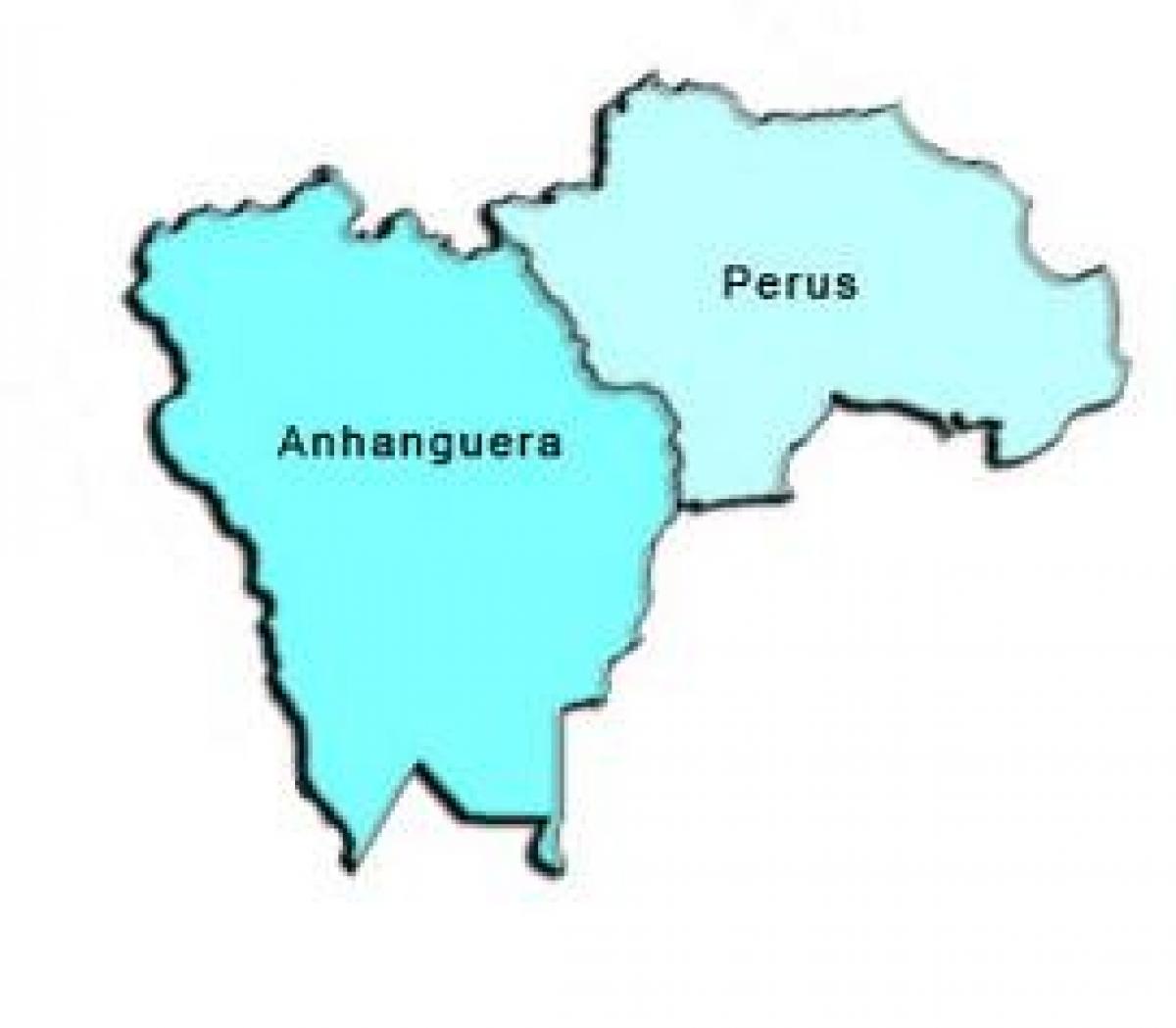 Mapa de Perus sub-concello