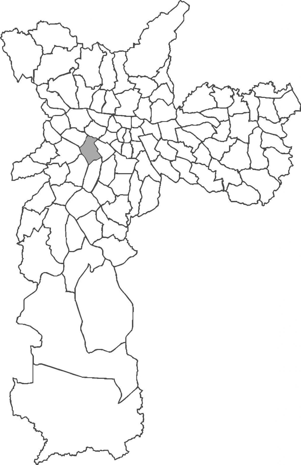 Mapa de Pinheiros provincia