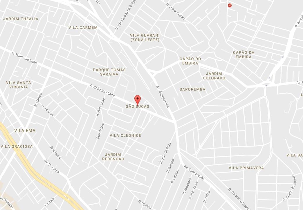 Mapa de San Lucas São Paulo