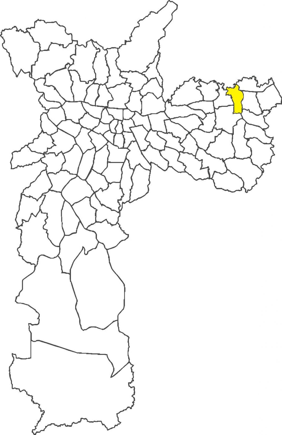 Mapa de São Miguel Paulista provincia