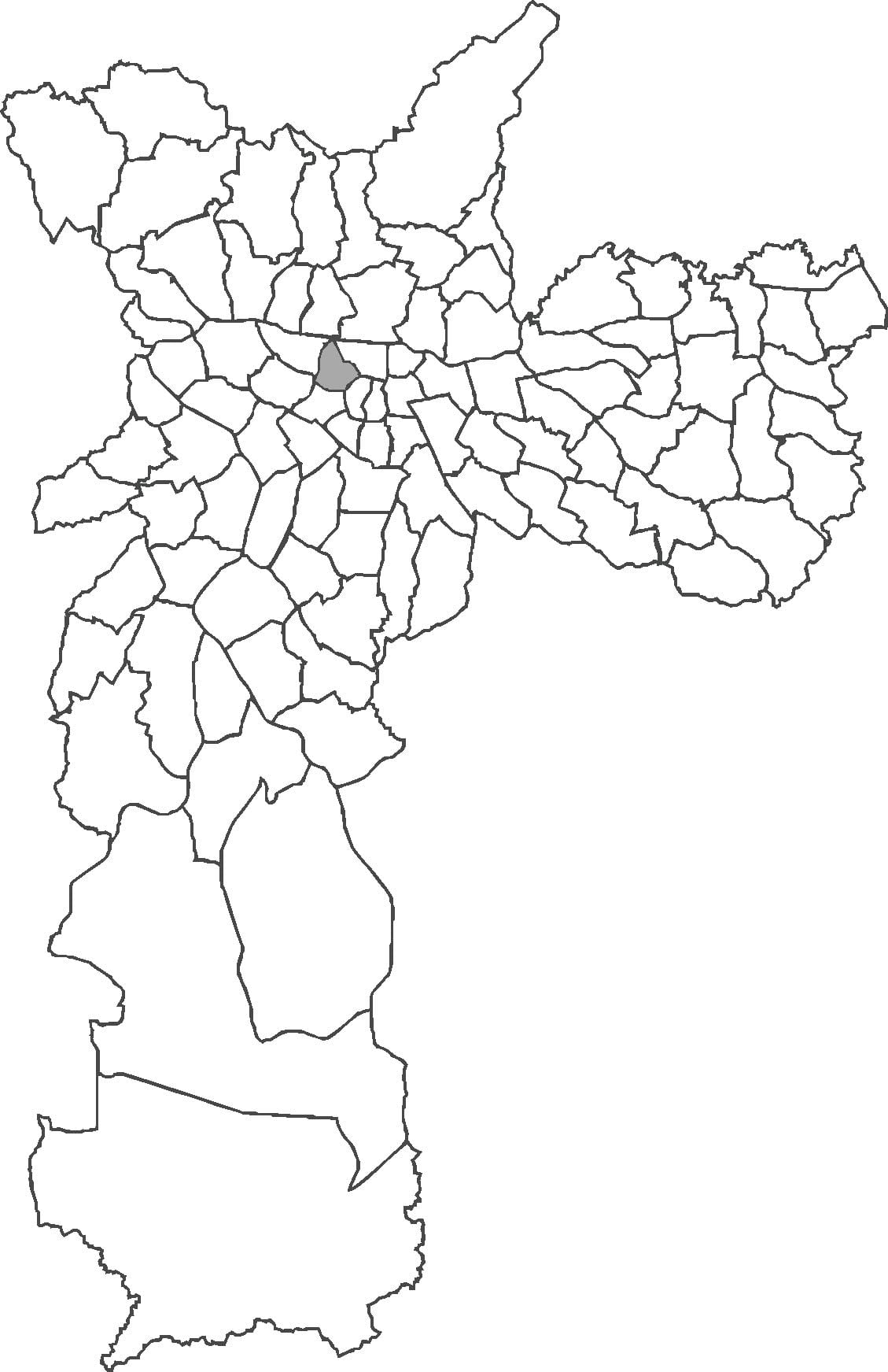Mapa de Santa Cecília provincia