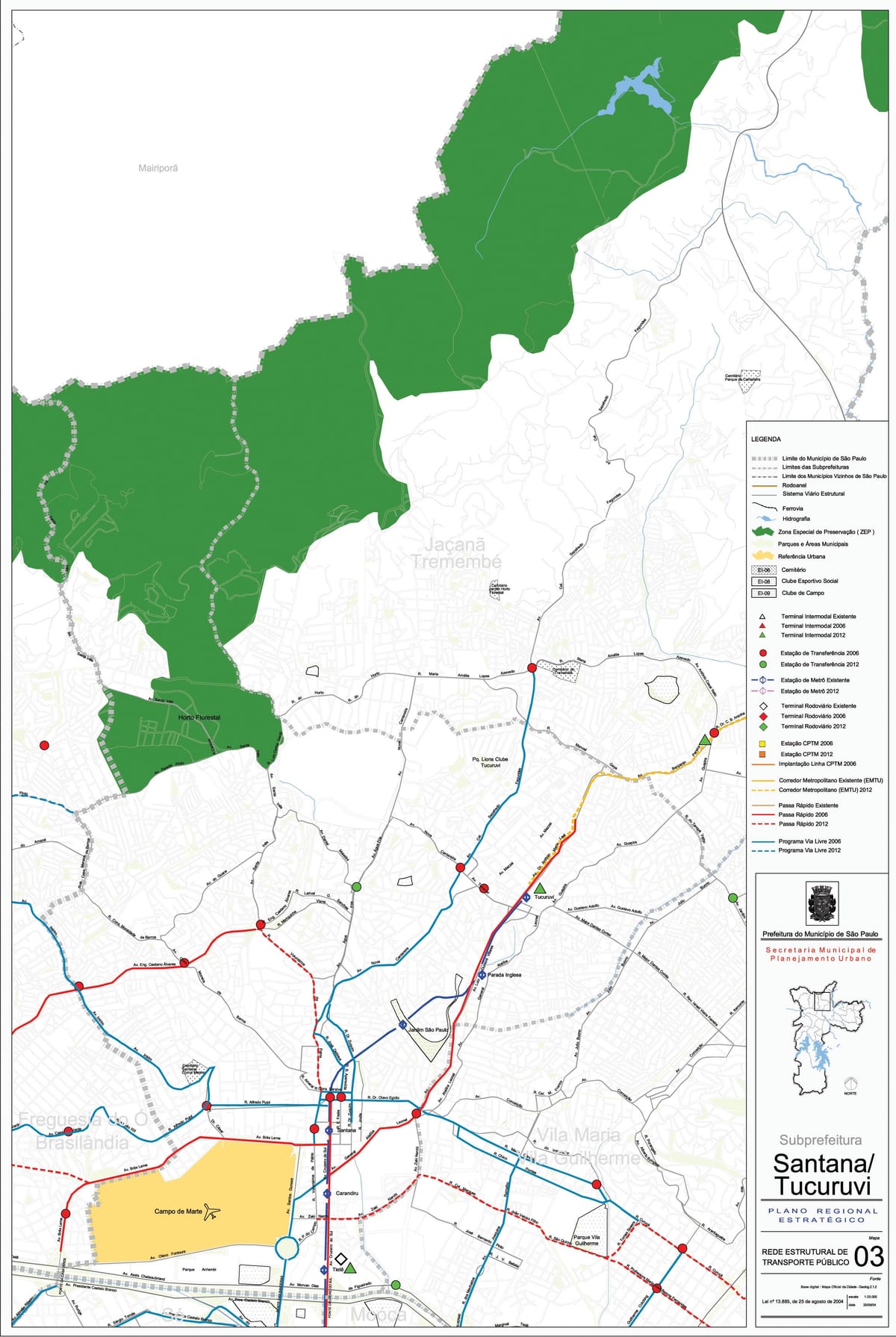 Mapa de Santana Galicia - Público de transportes