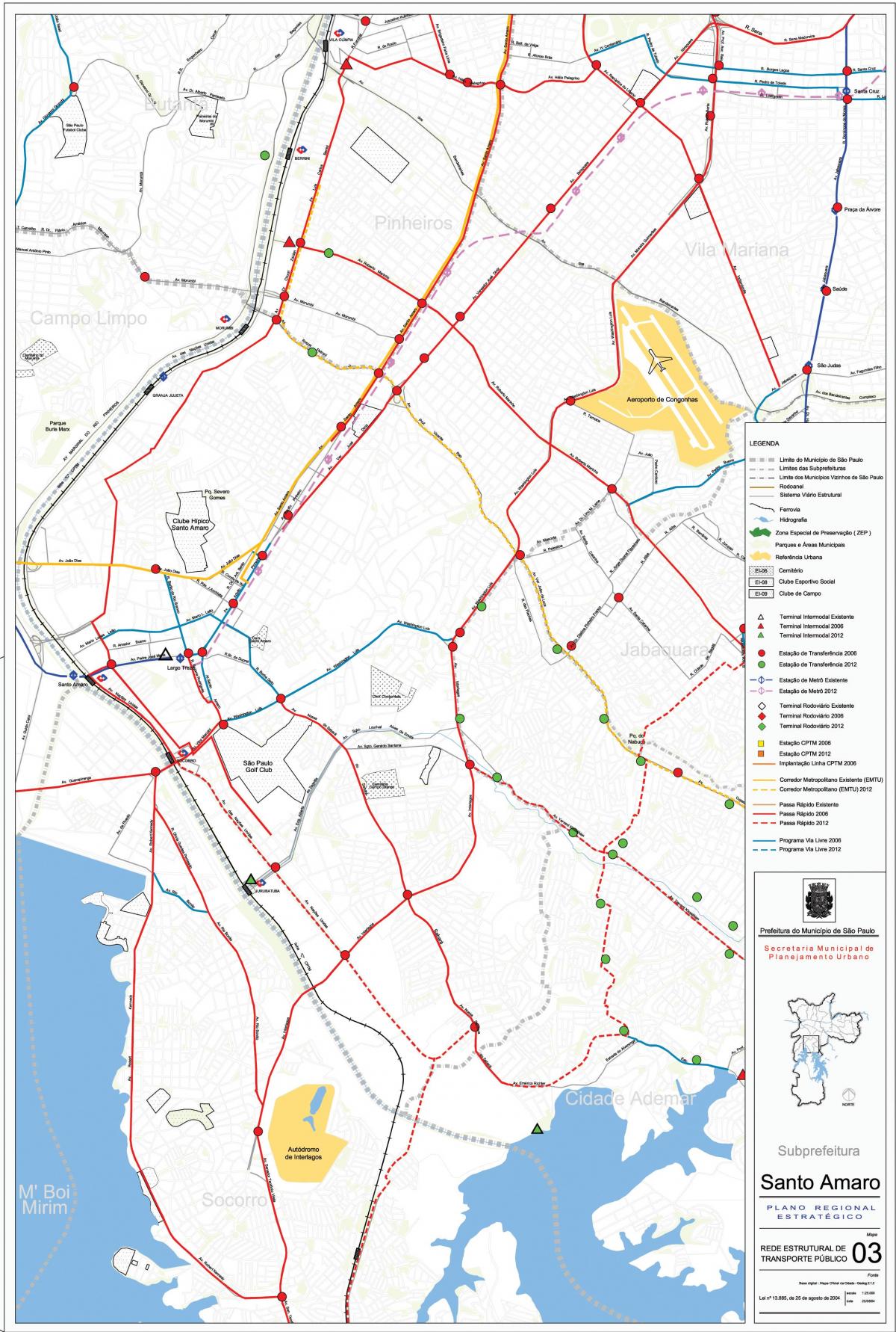 Mapa de Santo Amaro Galicia - Público de transportes