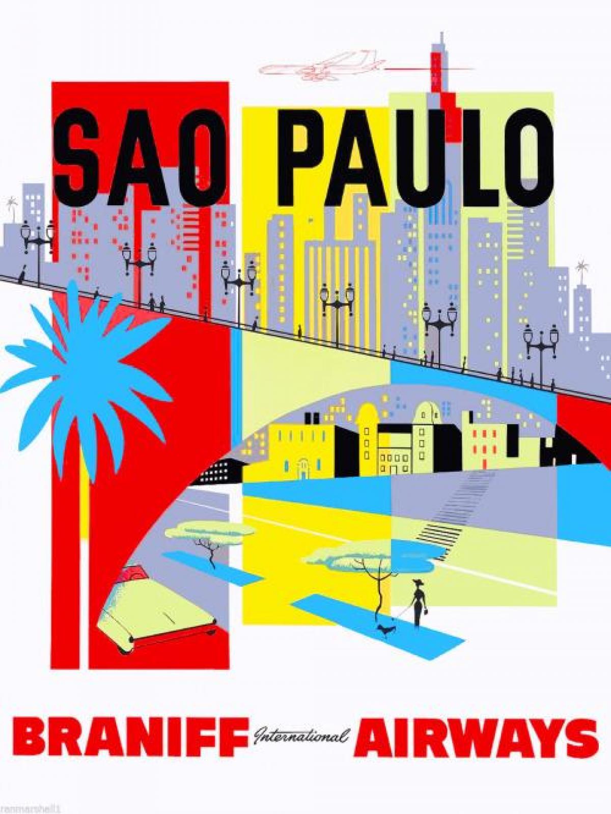Mapa de São Paulo fondo