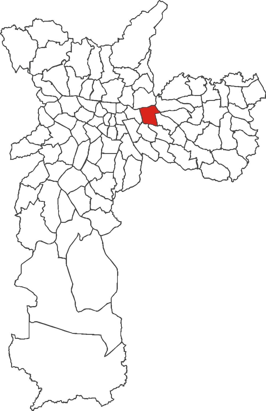 Mapa de Tatuapé provincia