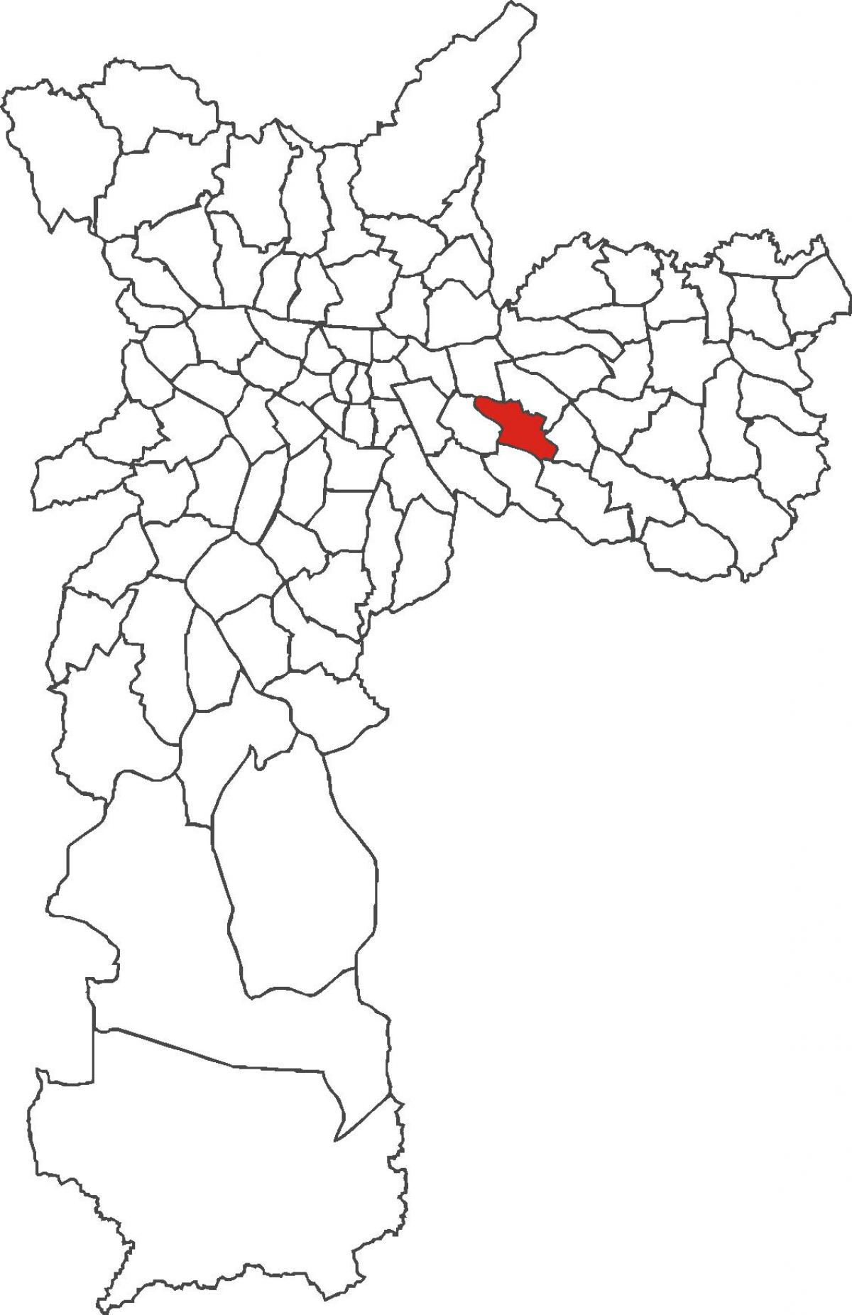 Mapa de Vila Formosa provincia