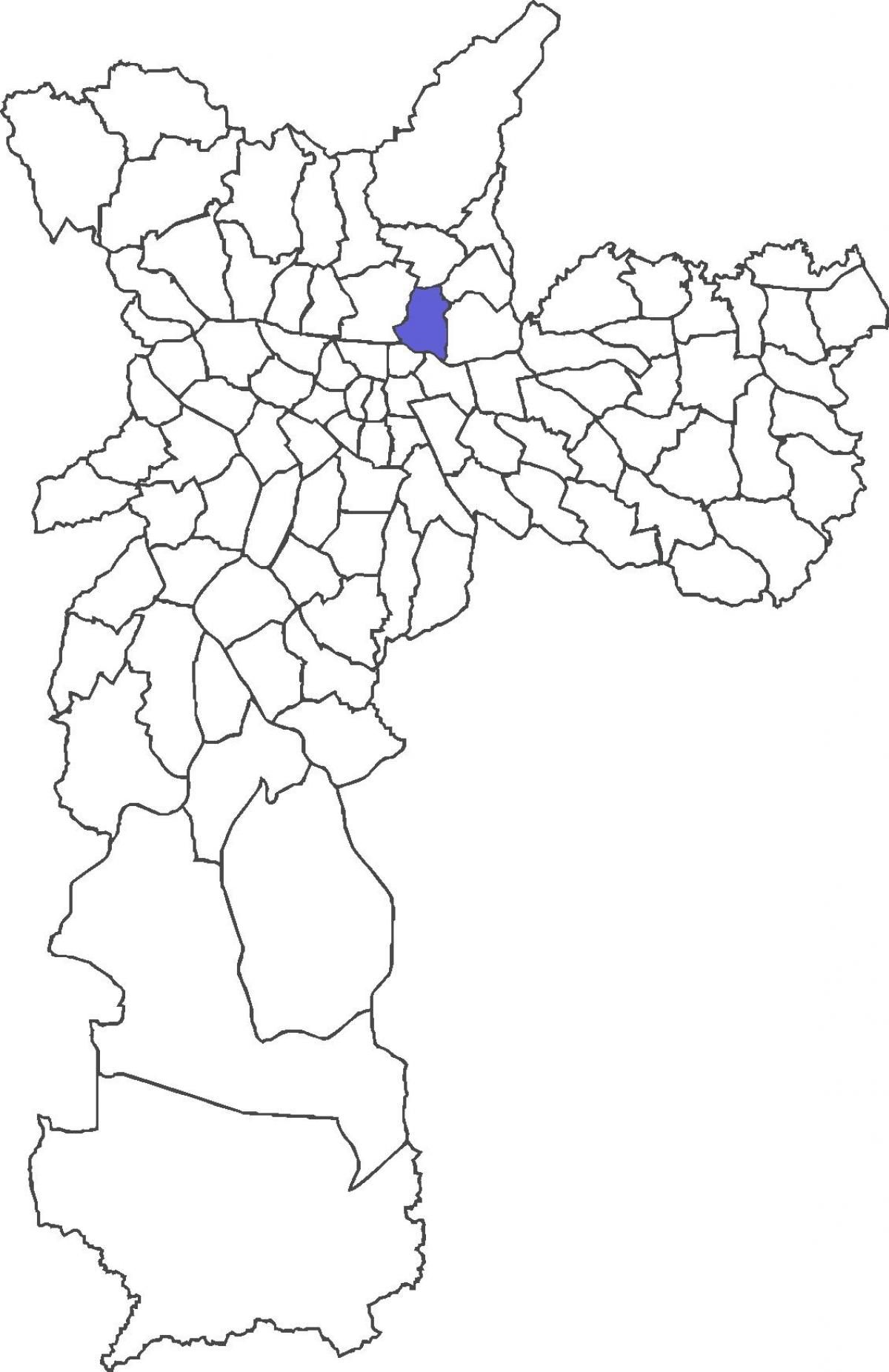 Mapa da Vila Guillermo provincia