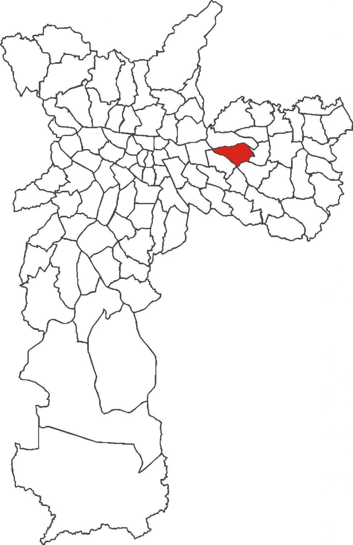 Mapa de Vila Matilde provincia