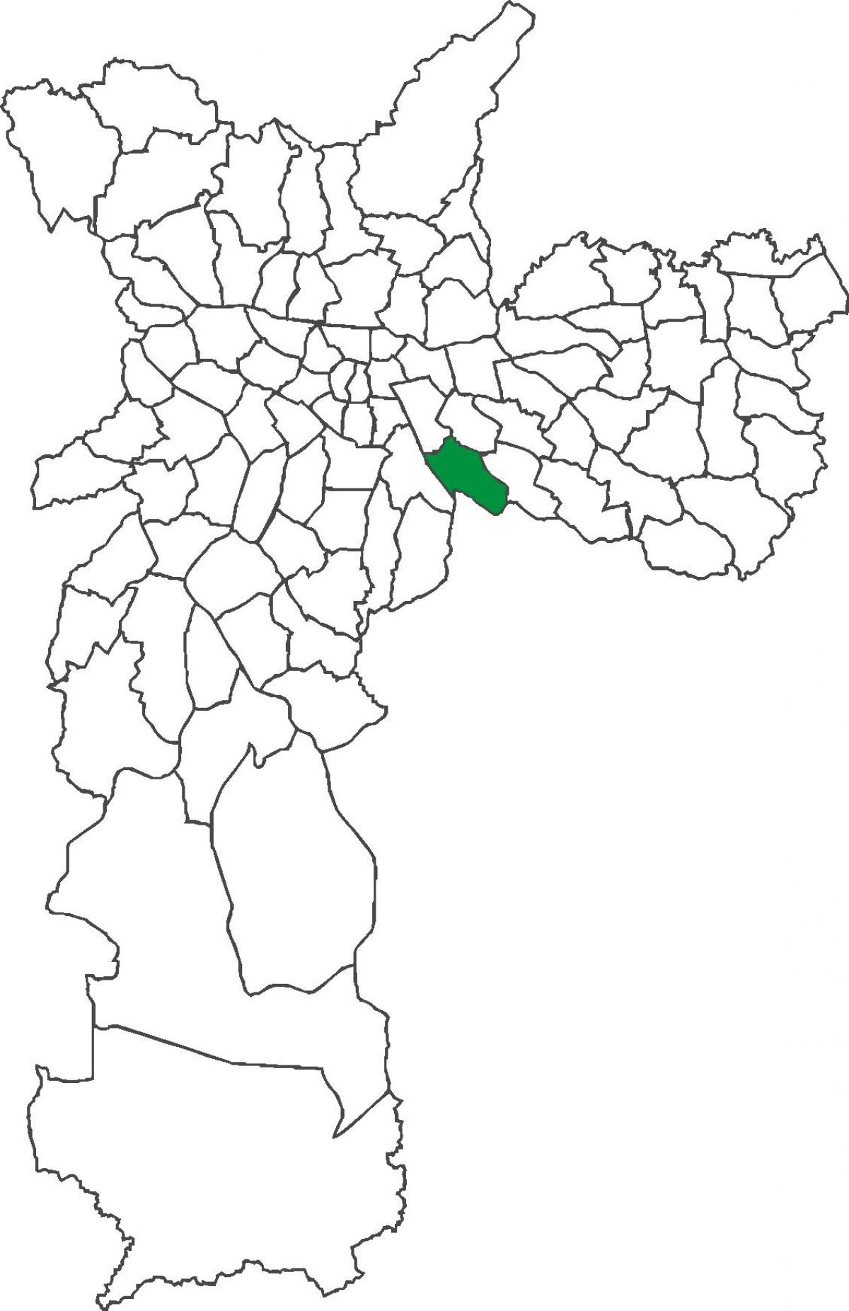 Mapa de Vila Prudente provincia