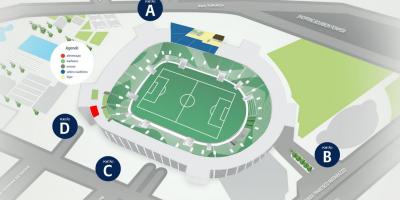 Mapa de Allianz Parque - Nivel 1