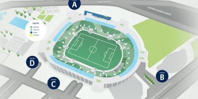 Mapa de Allianz Parque - Nivel 4