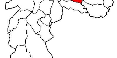 Mapa de Aricanduva-Vila Formosa sub-concello de São Paulo