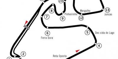 Mapa de Autódromo José Carlos Pace