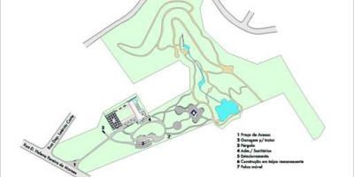 Mapa de Burle Marx parque