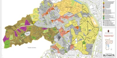 Mapa de Butantã São Paulo - Ocupación do solo