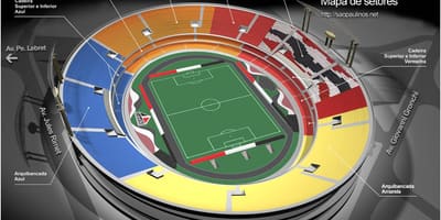 Mapa de Cícero-Pompeu-de-Toledo São Paulo estadio