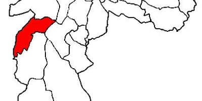 Mapa de Campo Limpo sub-concello de São Paulo