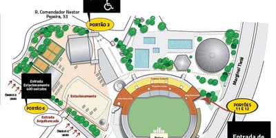 Mapa de Canindé estadio