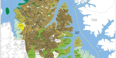 Mapa da Capela do Socorro São Paulo - Ocupación do solo