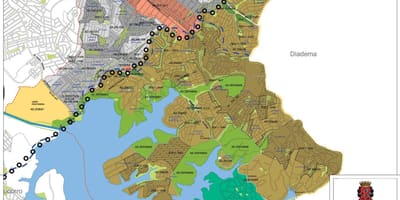 Mapa da Cidade ao ademar de São Paulo - Ocupación do solo