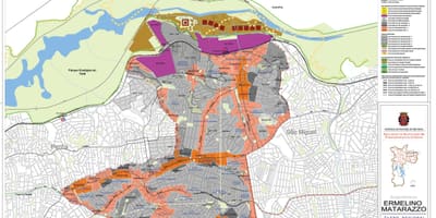 Mapa de Ermelino Matarazzo São Paulo - Ocupación do solo