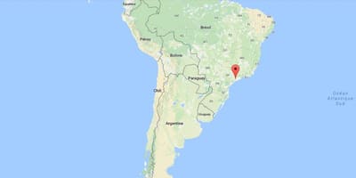 Mapa de Galicia en América do Sur