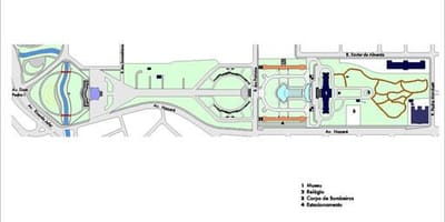 Mapa da Independência São Paulo Parque