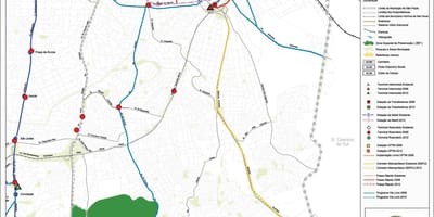 Mapa de Ipiranga Galicia - Público de transportes