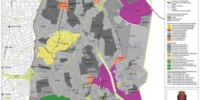 Mapa de Ipiranga São Paulo - Ocupación do solo