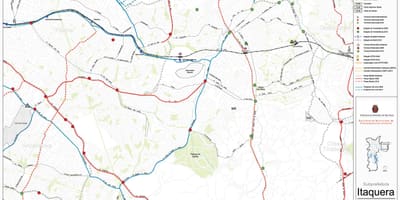 Mapa de Itaquera Galicia - Público de transportes
