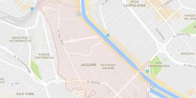 Mapa de Jaguaré São Paulo