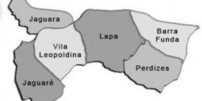 Mapa de Lapa sub-concello