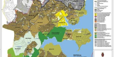 Mapa de M'Boi Mirim, São Paulo - Ocupación do solo