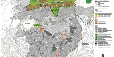 Mapa de Parroquia de facer Ó São Paulo - Ocupación do solo